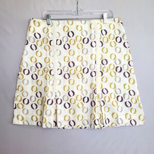 Ethos Paris Women's Skirt Organic Cotton LG Botanical Inspirations Quiet Luxe